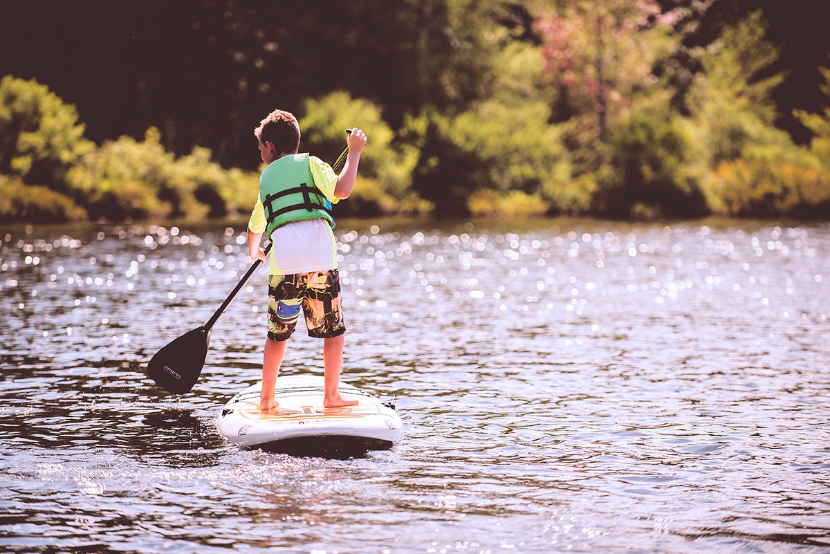 Station O'Kataventures - Stand Up Paddle (SUP) - Located in Mansonville in the Eastern Townships at Camping Nature Plein Air